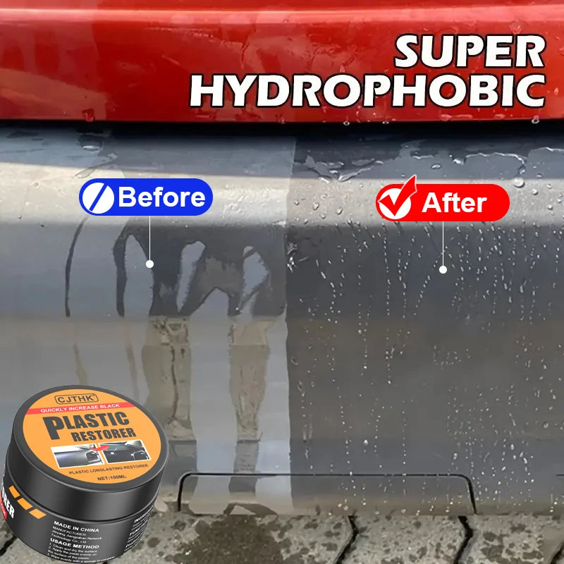 Tiefschwarzer Glanz - Schutz: Kunststoff- und Lederrestaurator für Auto-Interieur