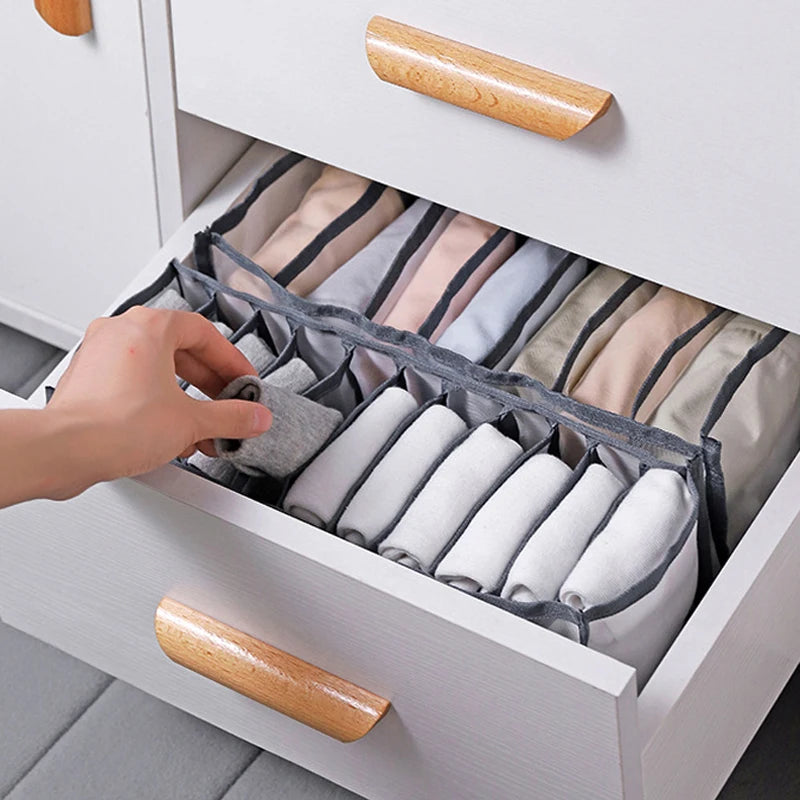 3-teiliges Mesh Schubladen Organizer Set für Unterwäsche und Socken