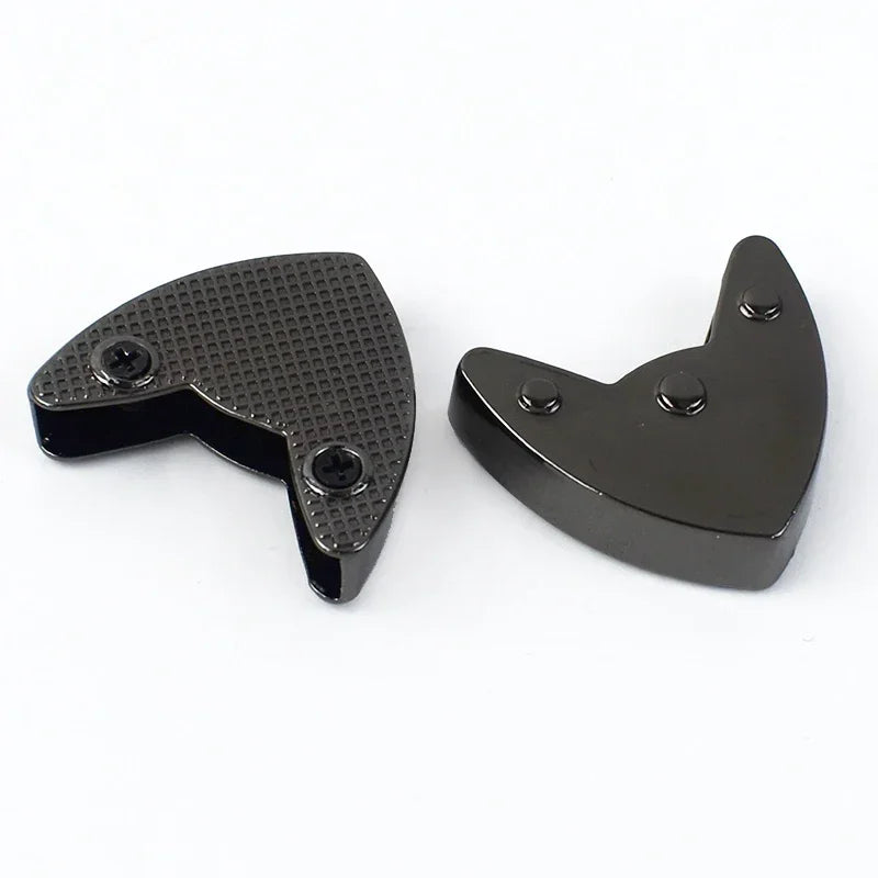 Metall Reißverschlussenden Clip Schnallen Set mit Schrauben für Taschen Gurte DIY 10/20 Stück