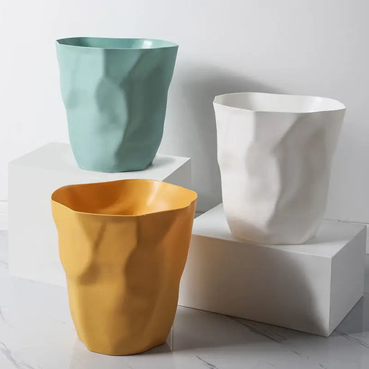 Kreativer runder Mülleimer für Küche und Badezimmer Umweltfreundlich