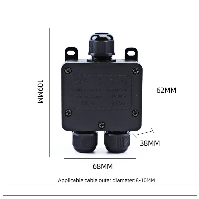 IP68 Wasserdichter Außen-Anschlusskasten für sichere Elektroinstallationen