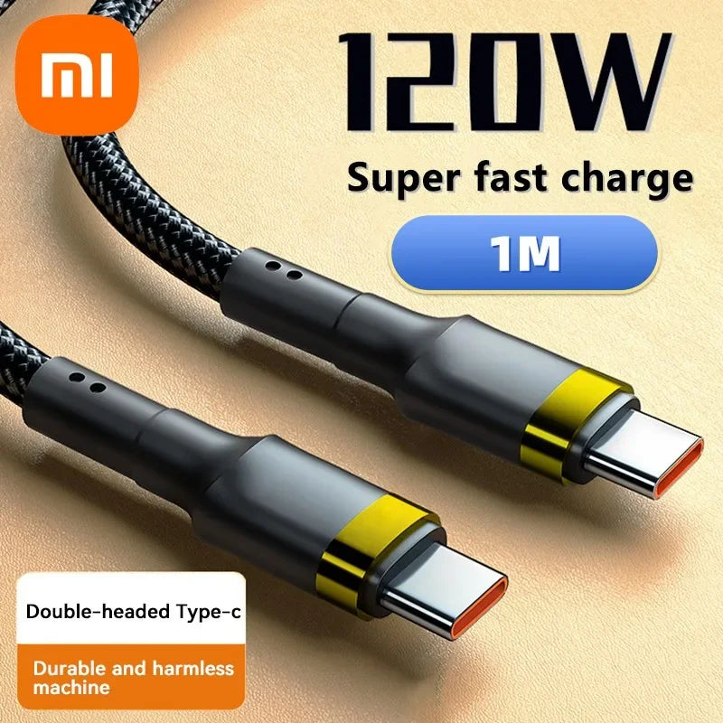 120W USB C Ladekabel für Smartphone Tablet Powerbank Power Delivery