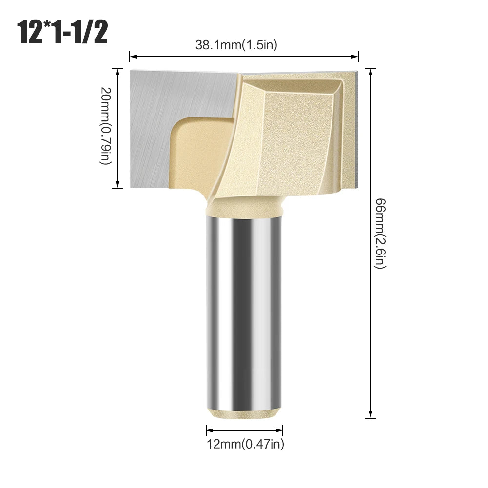 Professionelle Hartmetall Fräser 6mm und 12mm Schaft für Holz