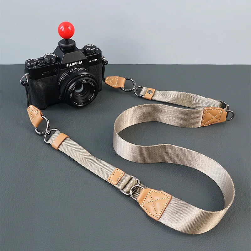 Nylon Kameragurt Schultergurt verstellbar Schnellverschluss Systemkamera