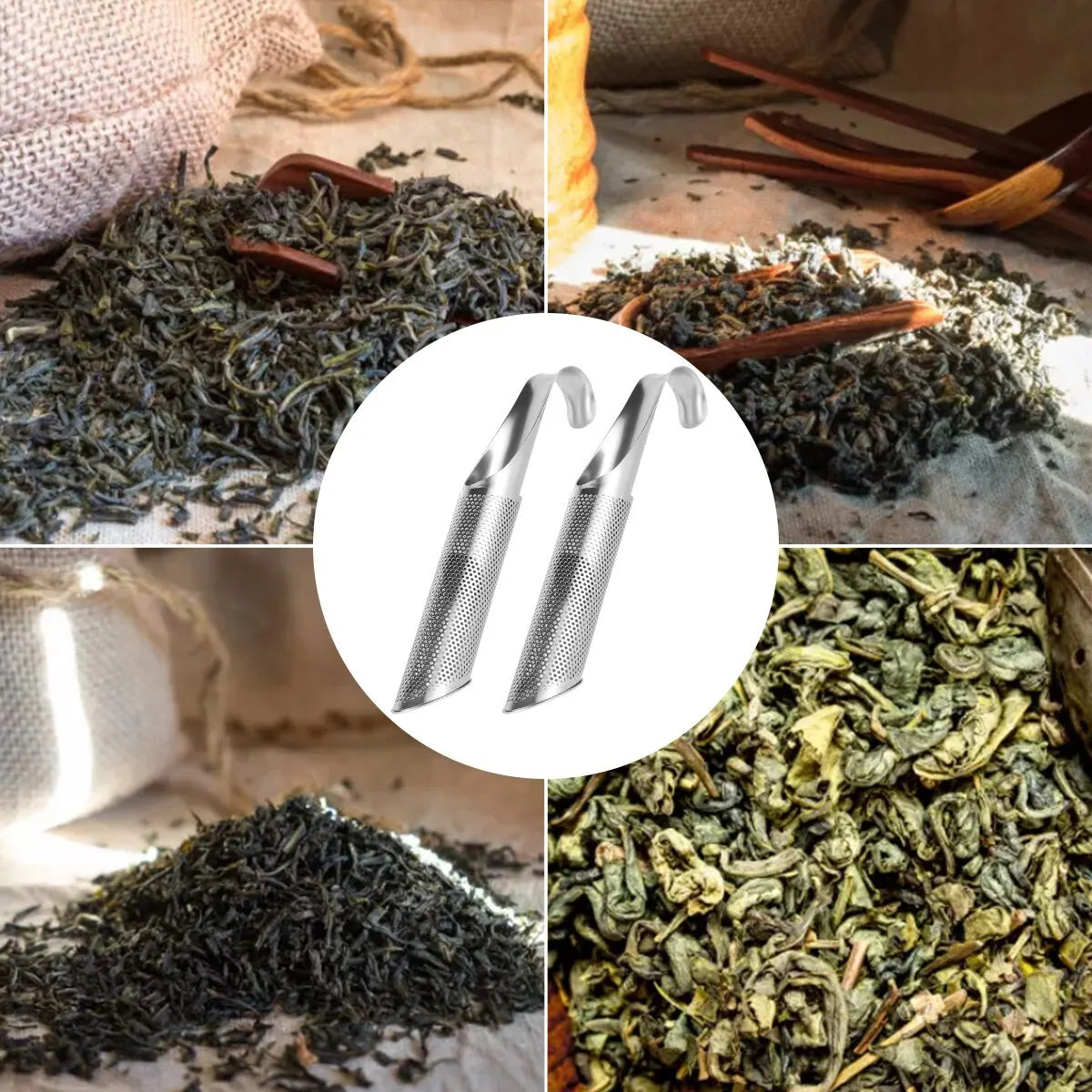 Tragbare Hause Tee Zubehör Filter Edelstahl Tee Maker Rohrleitungen Design Tee Löffel Brewer Langen Griff Metall Kreative Tasse - Yabubest - Home & More
