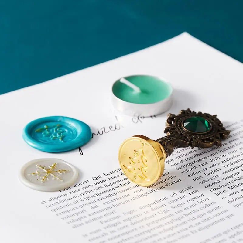 Wachssiegel Stempel Set für kreative Projekte und besondere Anlässe