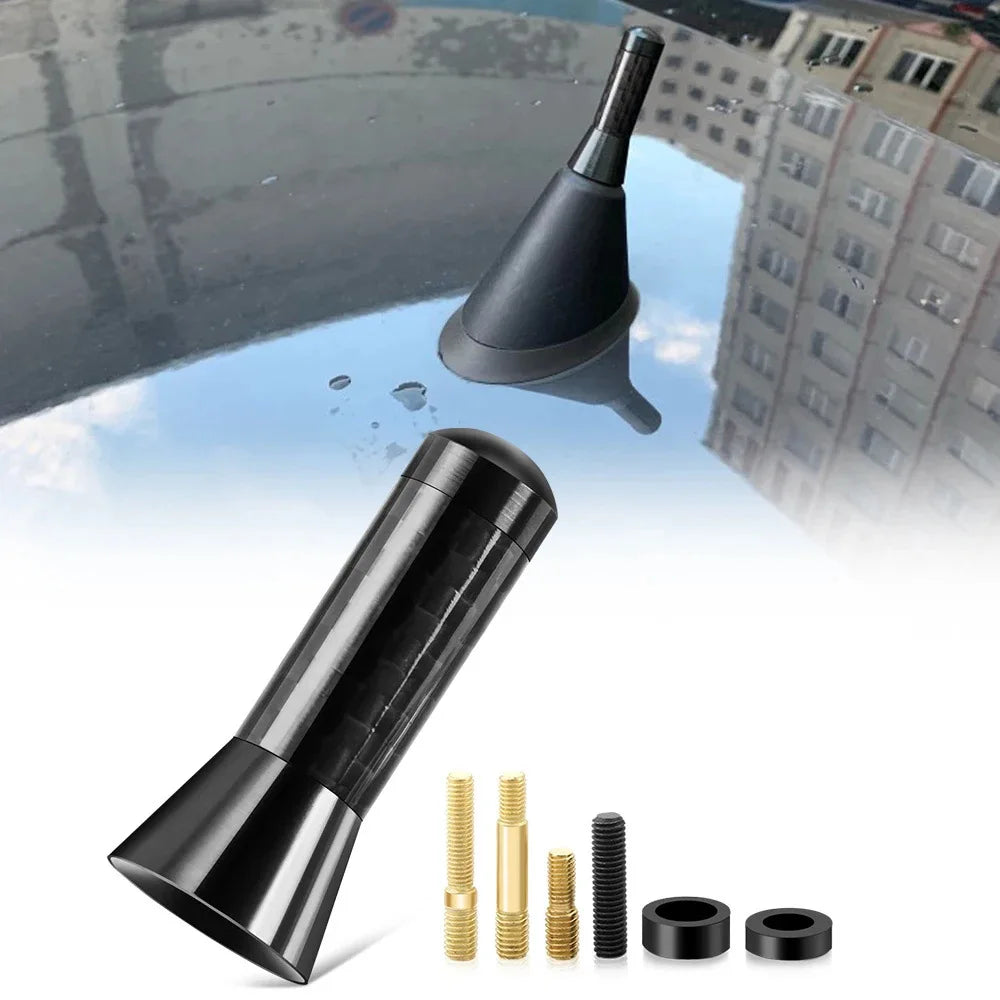 3,5cm kurze Kohlefaser Autoantenne universal – Stilvolles Design Upgrade