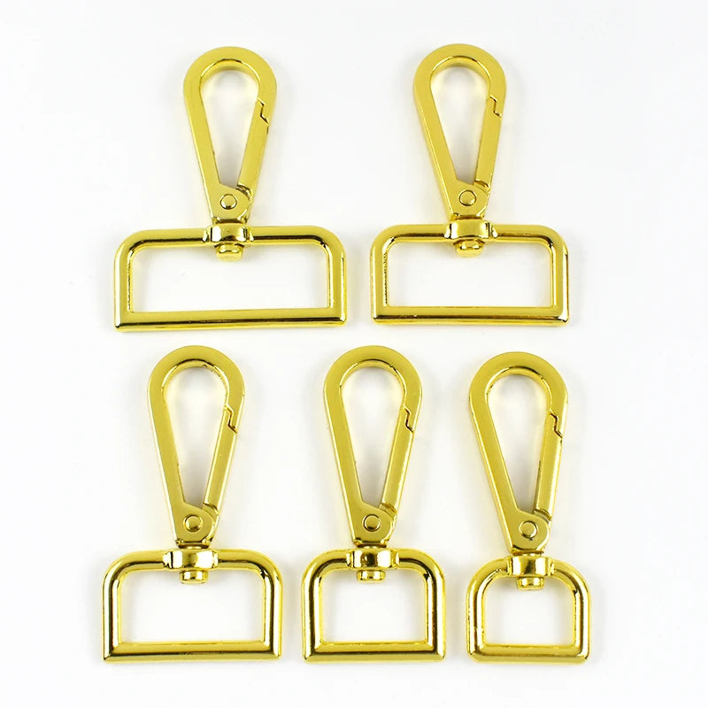 Metall Karabiner Schnallen Set 20-50mm für Tasche Gurt DIY drehbarer Clip