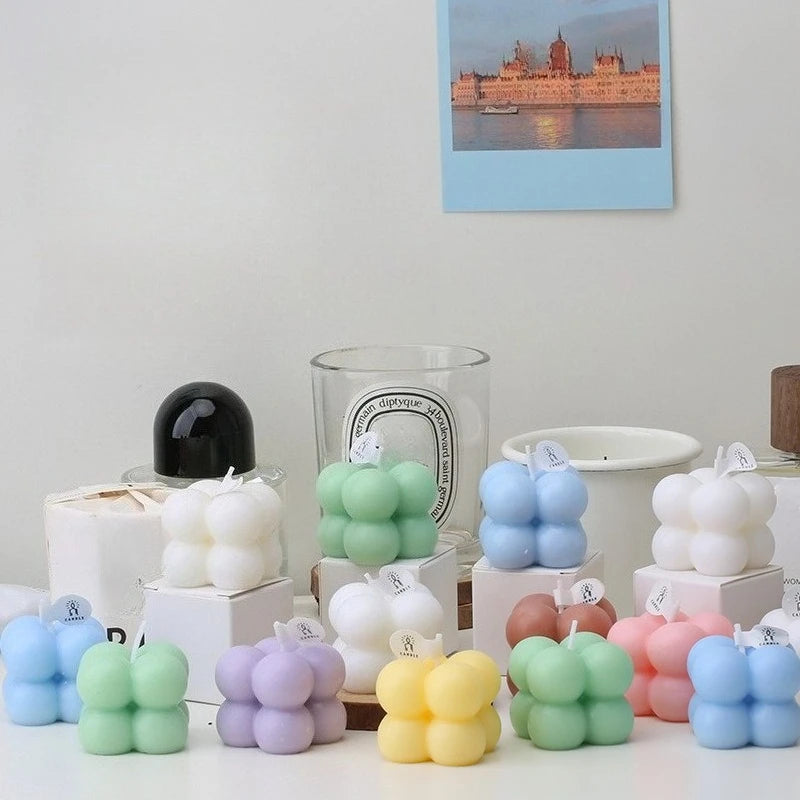 Würfel Duftkerze mit intensivem Aroma für Heim und Entspannung