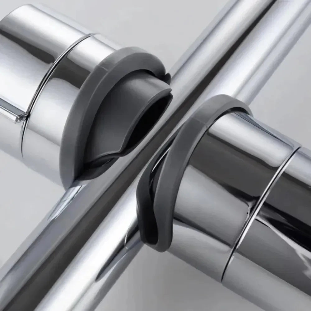 Verstellbarer Duschkopf Halter für 18-25mm Duschstange, 360° Drehbar