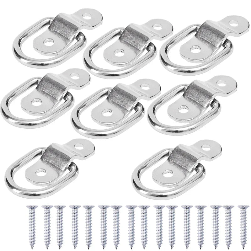 D-Ringe aus Edelstahl zum Binden von Ankern Lasten für Auto Boot Van