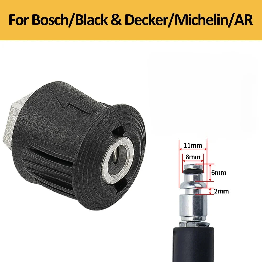 Hochdruckreiniger Schlauch mit Schnellanschluss und 5-Farben-Düse M22