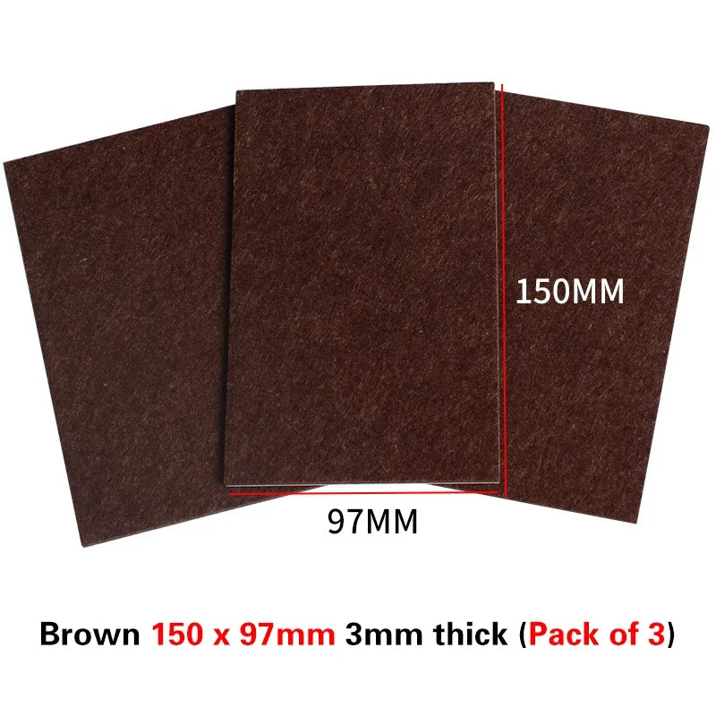 Filzpolster Möbel Schutz Anti-Rutsch Stuhl Tisch Fuß Eckschutz Boden