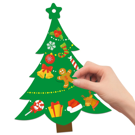 24 Sets Weihnachtsbaum-Bastelset für individuelle Grußkarten
