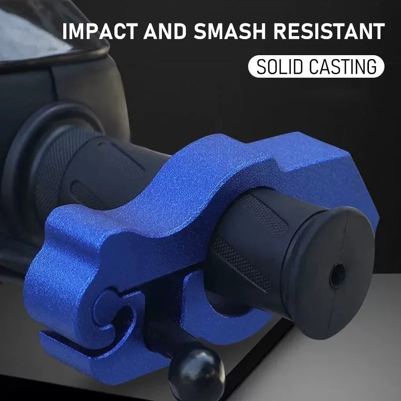 Lenkerschloss mit Edelstahlzug für Motorrad und ATV Diebstahlschutz