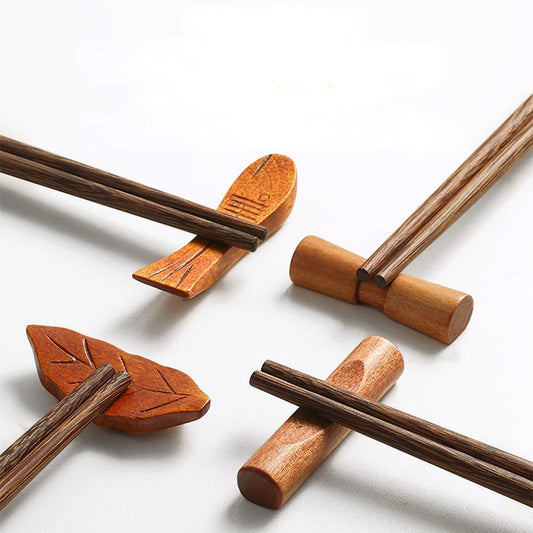 Holz Essstäbchen Halter Löffelablage für Asiatische Küche