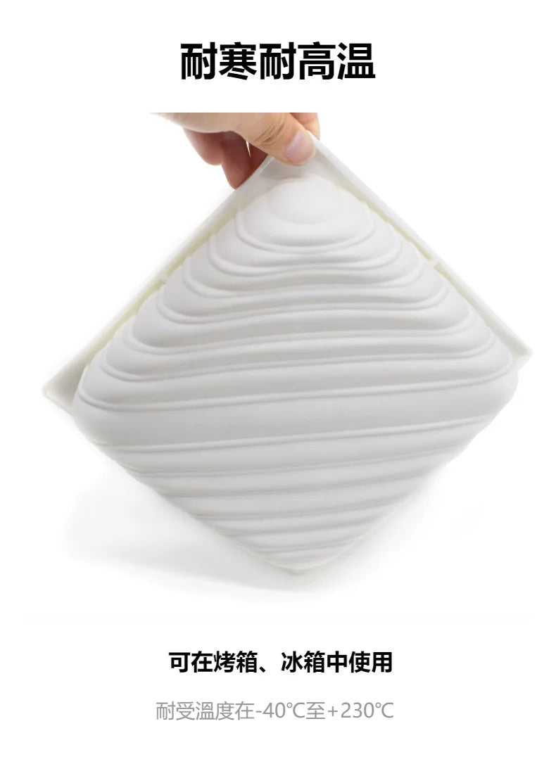 Runde Silikon Backform Große Blume für Kuchen Mousse