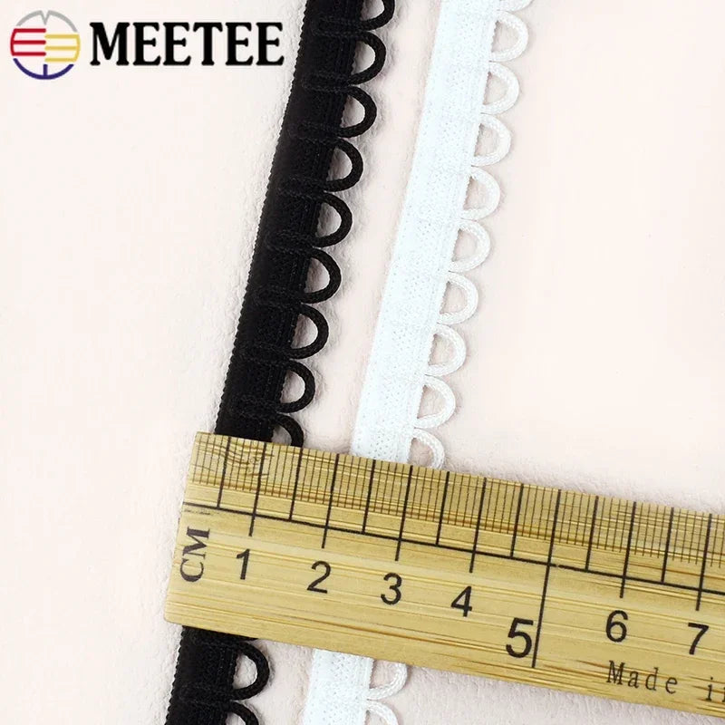 Vielseitiges Nylon Gummiband mit Spitze für Nähprojekte