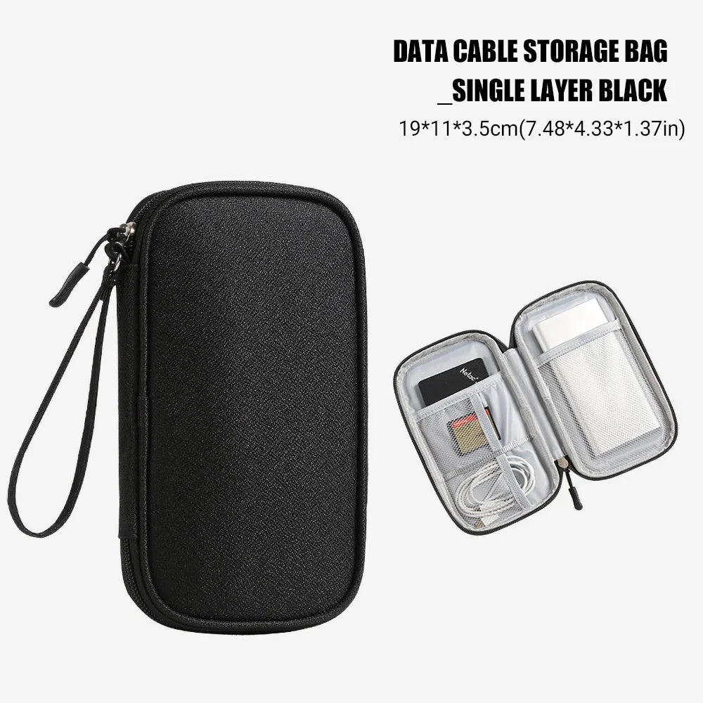 Reise Organizer Tasche für Kabel USB Ladegerät Wasserdicht Tragbar Mehrschichtig