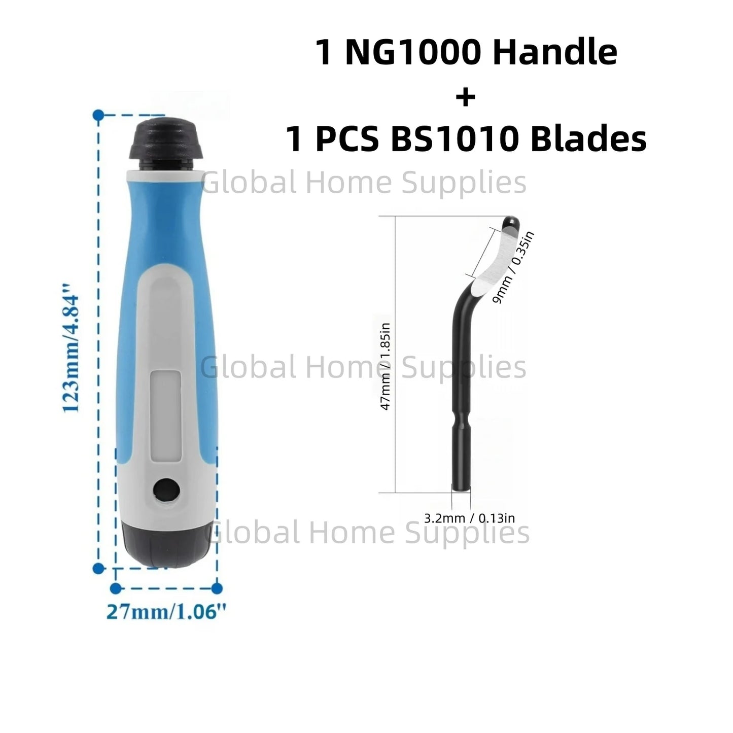 NG1000 Entgratungs-Reibahlenwerkzeug-Set mit Schwenkblättern für Sanitär