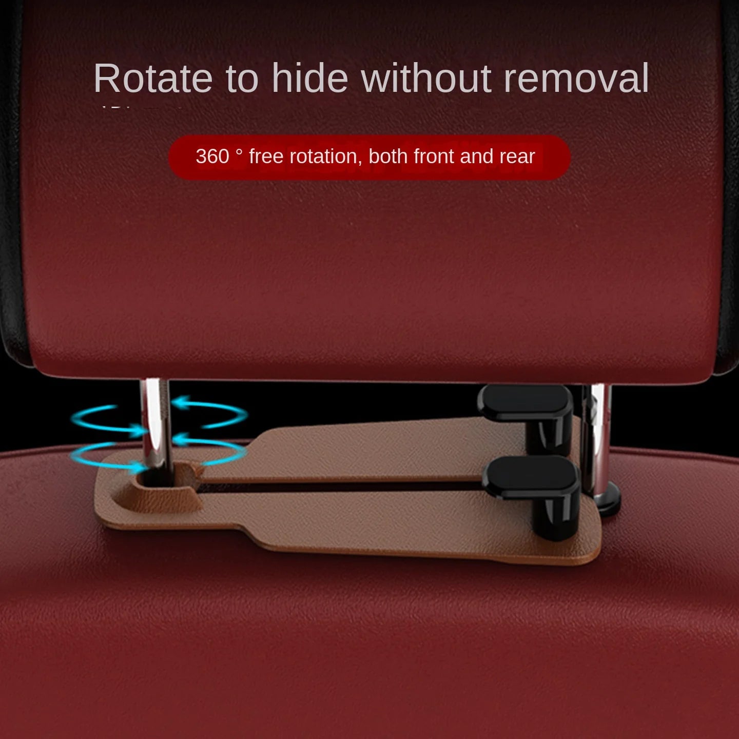 Praktischer Aufbewahrungshaken für Autositz mit Doppelhaken