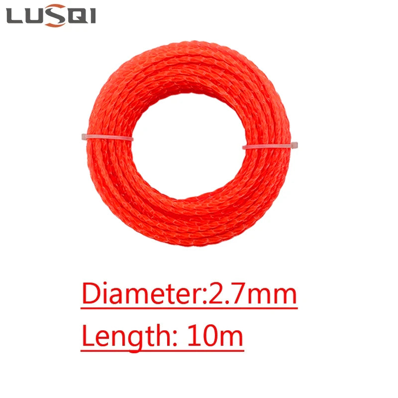 Starker Spiral-Nylon Rasentrimmerfaden für Freischneider - Rasenmäher Zubehör