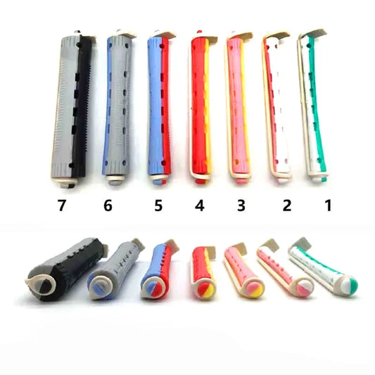 Sanfte Wellen leicht gemacht: 12er Set Gummiband Lockenwickler aus ABS Kunststoff