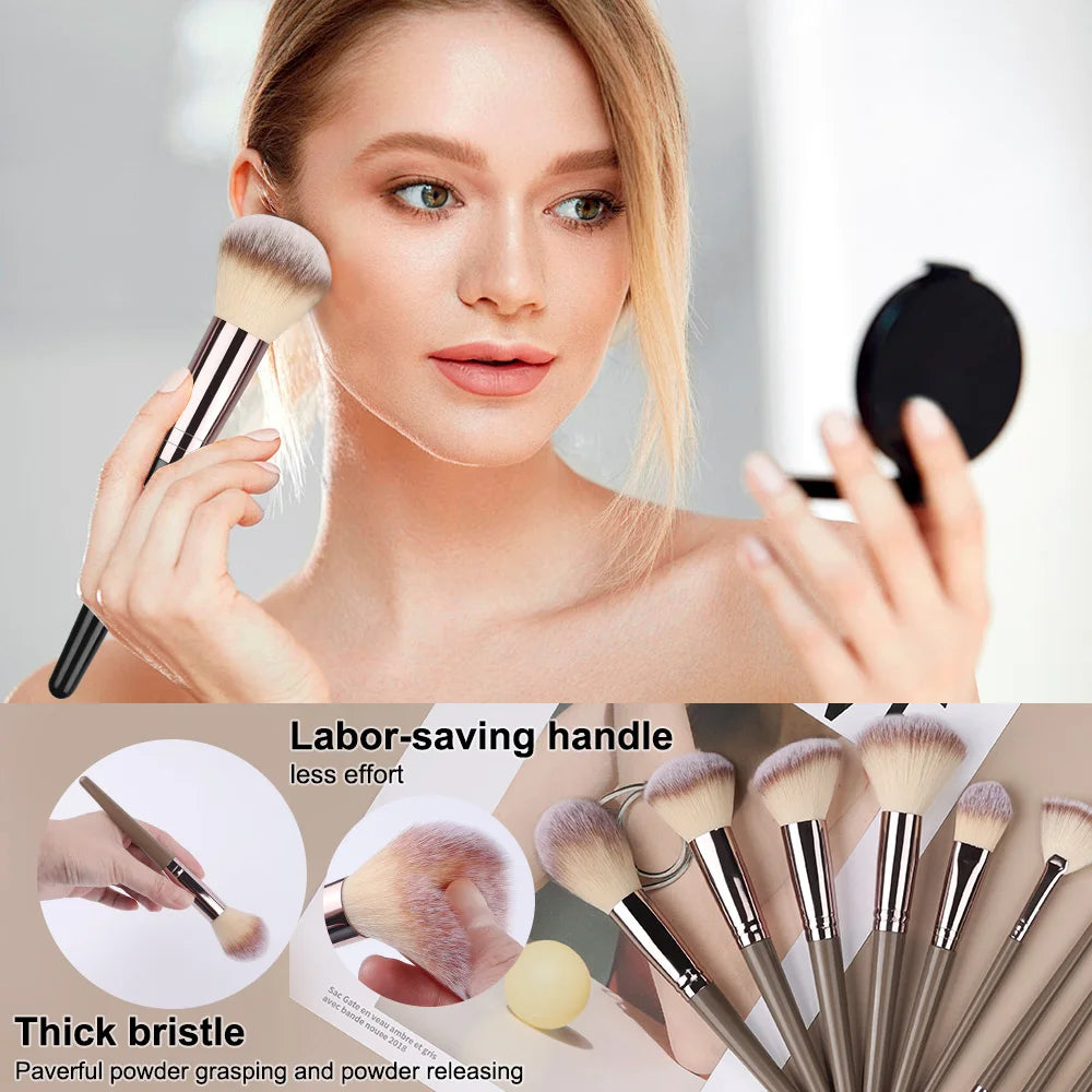 Professionelle 3-20PCS Make-Up Pinsel Set Weichen, Flauschigen Foundation Lidschatten Concealer Blending Rouge Pinsel Kabuki Frauen Schönheit Werkzeug-Yabubest - Home & More