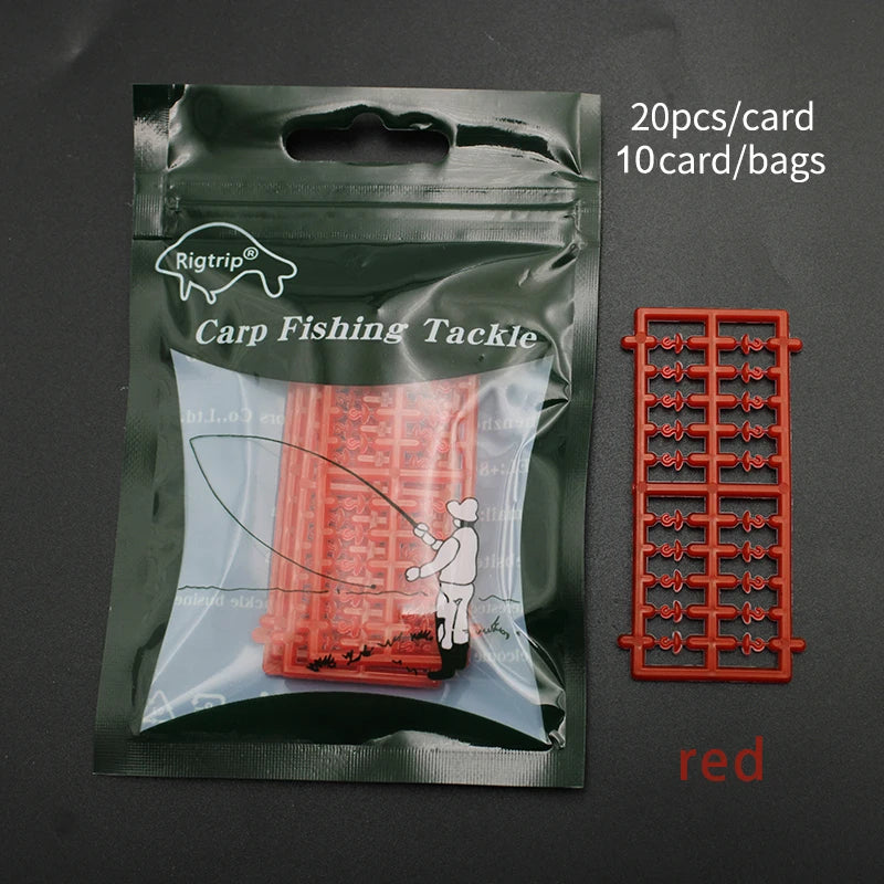 10er Pack Karpfenstopper für Boilies Pellets Mais Haar-Rig Angelzubehör