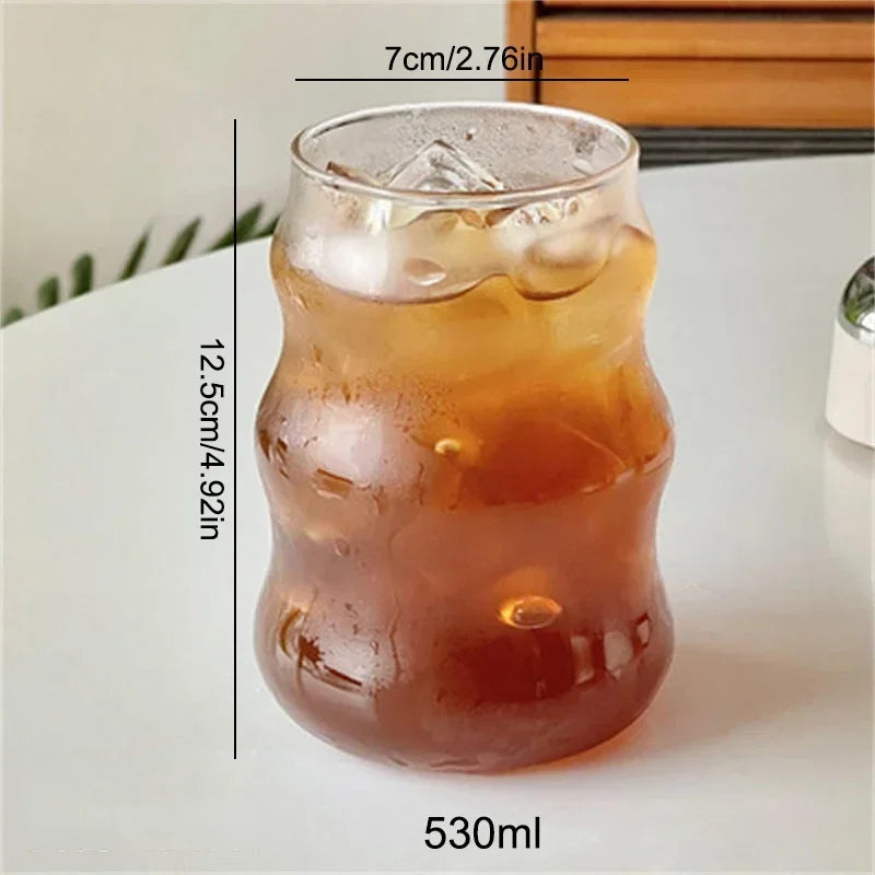 Klares Glas Tumbler Set 1 2 Stück hitzebeständig modern