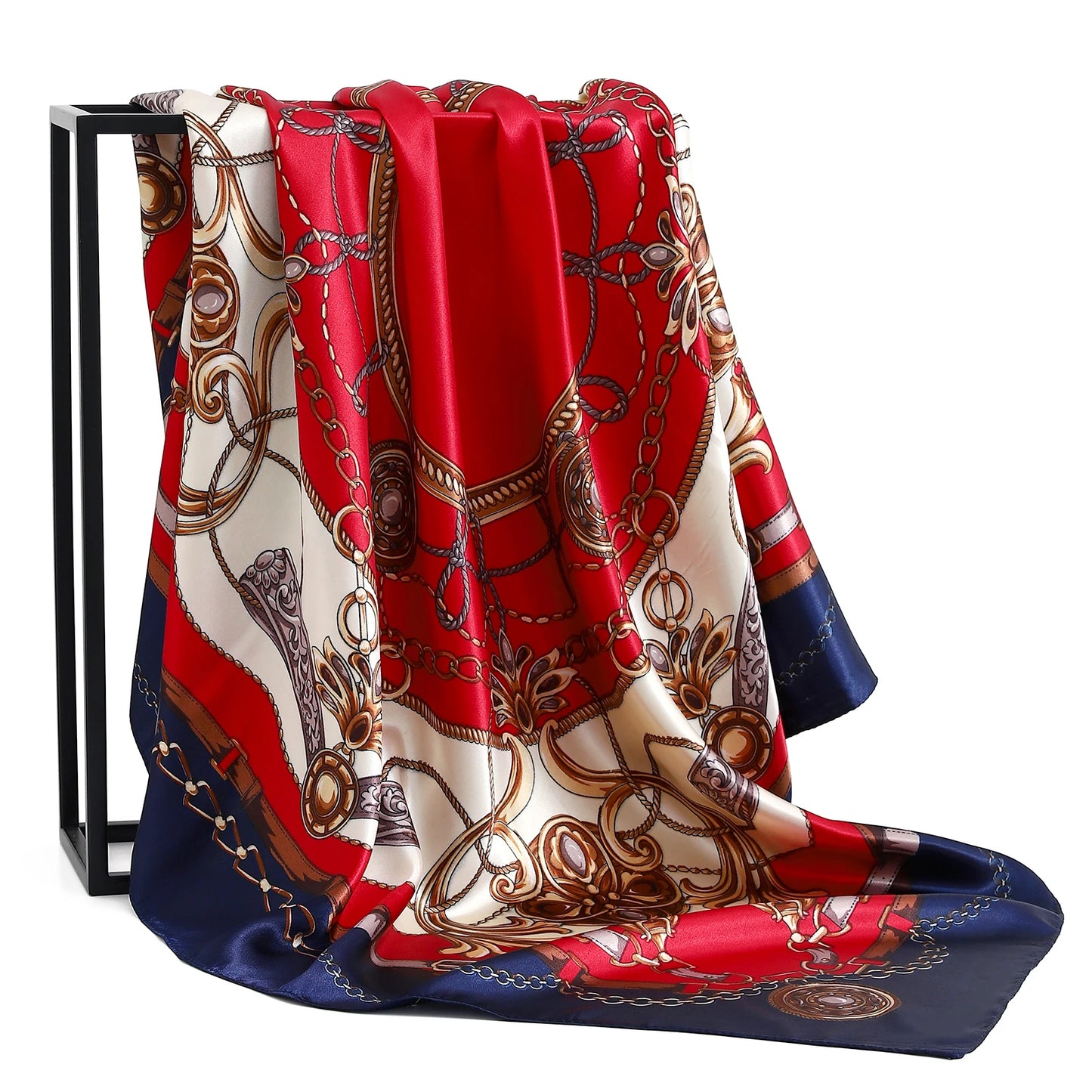 Stilvolles Polyester Halstuch für Damen - Vielseitiger Retro Look