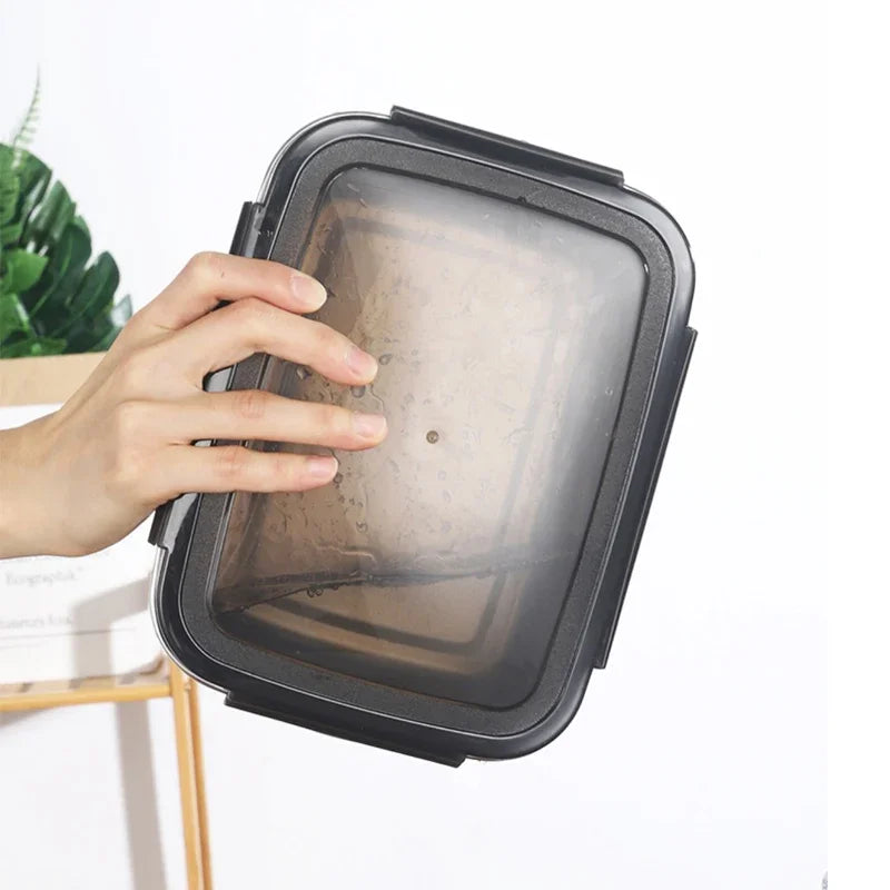 304 Edelstahl Lunch Bento Box Familien Aufbewahrungsbehälter 7 Größen