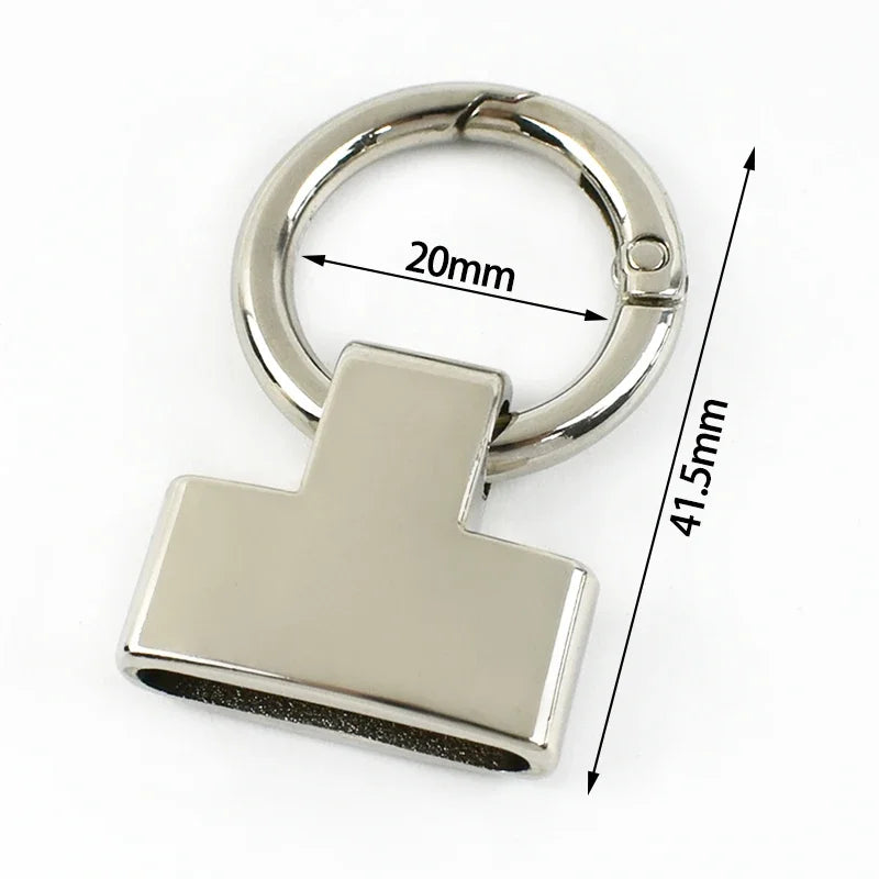 Metallschnallen O-Ring 20 25mm 2 5 10 Stück für Riemen Schlüsselanhänger