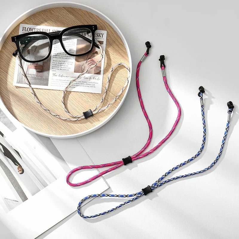 Verstellbare Sport Sonnenbrillenkette 70cm Unisex Outdoor Wandern