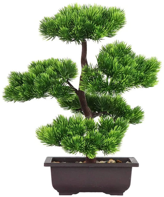 Japanische Kiefern Bonsai Pflanze Heim Dekoration 33 cm Höhe Kunstpflanze