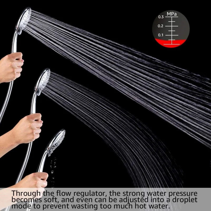 Präzise Wasserflusskontrolle - Wassersparen: Chrom ABS Regler mit G1/2 Anschluss in Silber