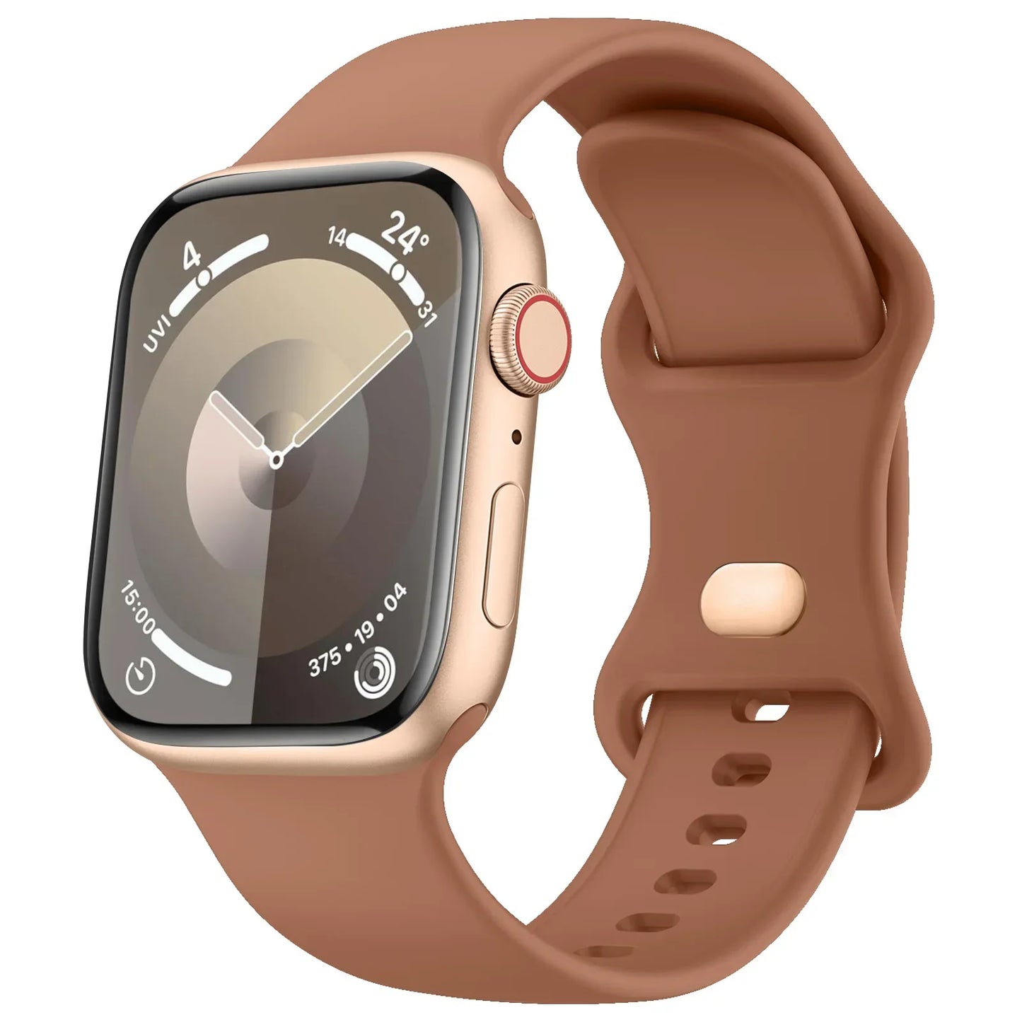 Weiches Silikonarmband für Smartwatches mit vielseitiger Größenkompatibilität