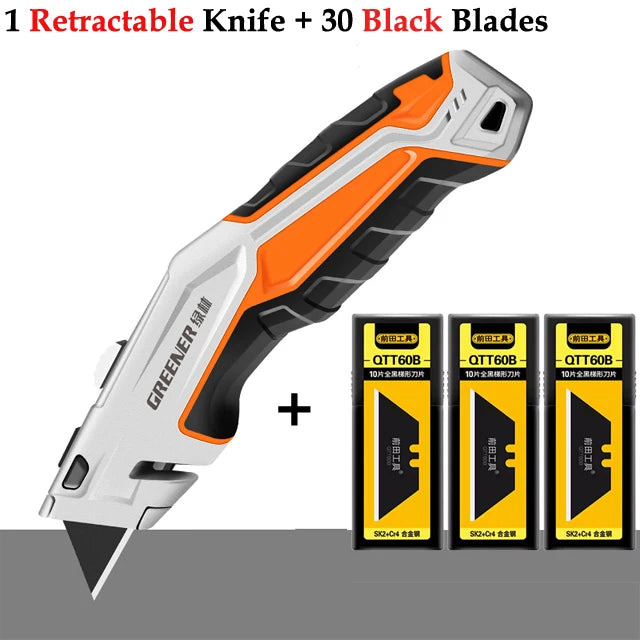 Multifunktionales Faltmesser aus Zinklegierung für präzises Schneiden