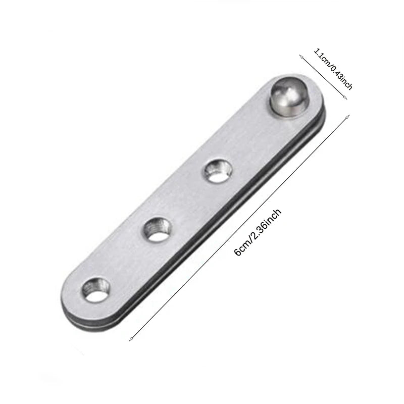 Edelstahl Türscharnier 6x1,1 cm für unsichtbare Möbel-Türen