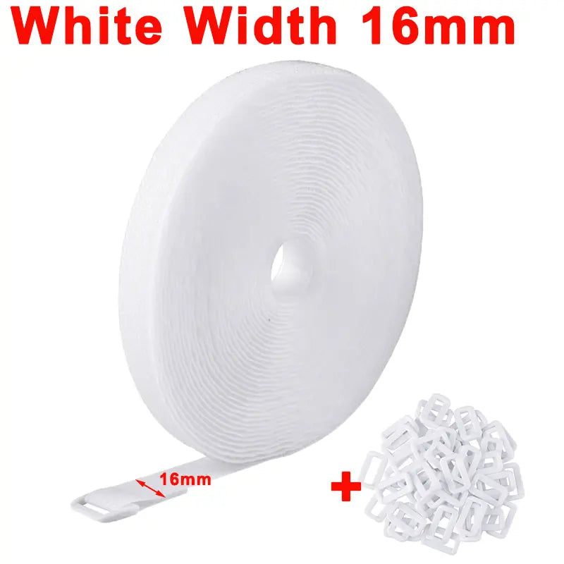 Wiederverwendbare Befestigungsgurte Nylon mit Klettverschluss und Schnallen-Yabubest - Home & More