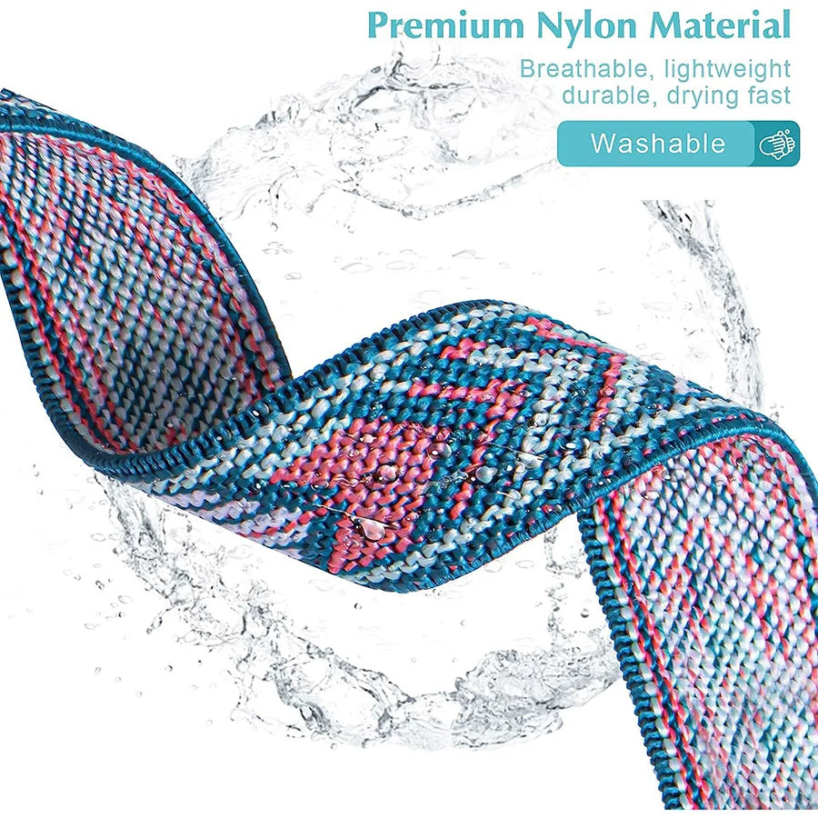 Elastisches Nylon Sportarmband Ersatz kompatibel mit Redmi Watch 3