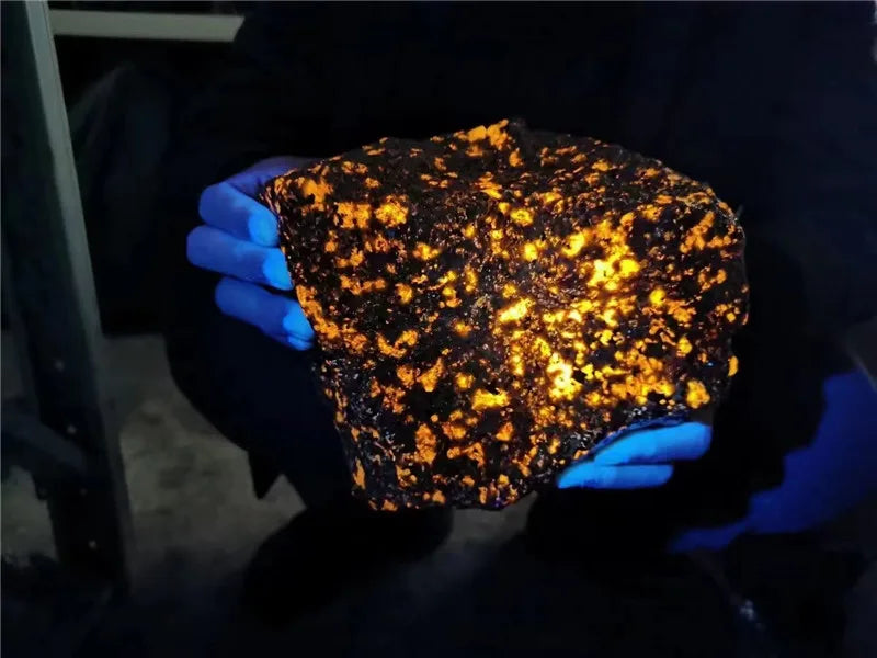 500g Natürliche Amerikanische Yooperlites Rohsteine Fluoreszierend