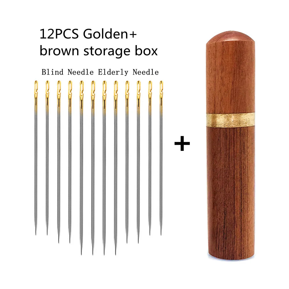 Edelstahl Blindnadeln mit Seitlichen Löchern zum Nähen und Einfädeln