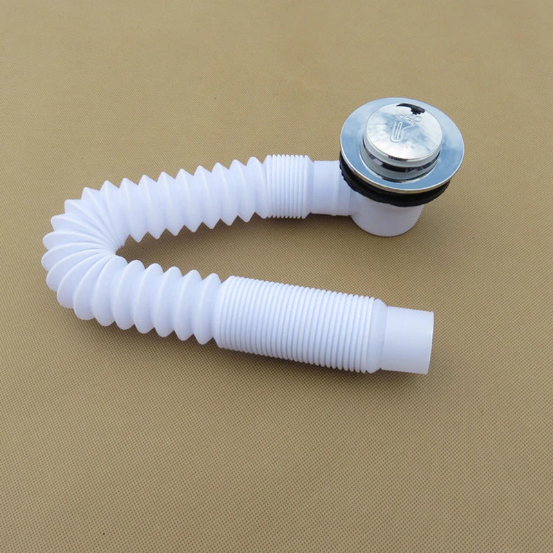 Langlebiger Pop-Up Abfluss 75 cm mit wasserdichter Dichtung – Für Bad & Waschbecken