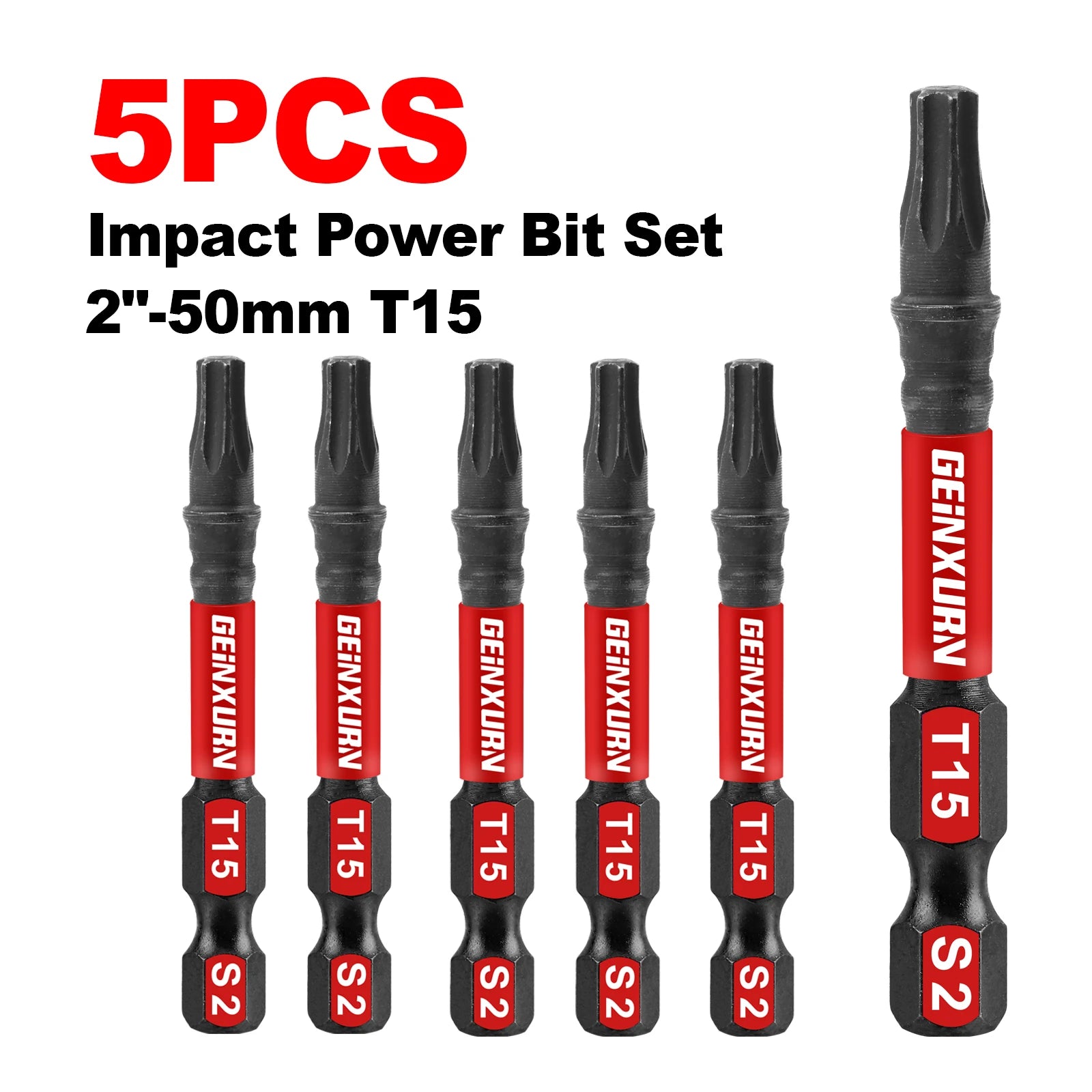 Schlagfestes Magnet Torx Bit Set aus Legiertem Stahl für präzises Arbeiten