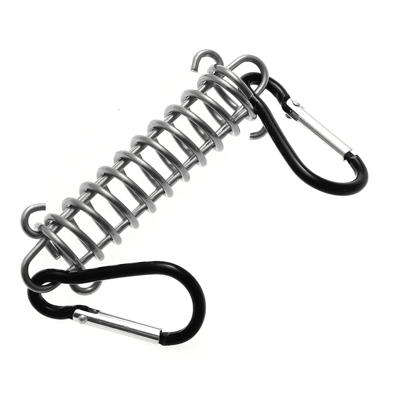 Robuste Edelstahl Zelt Spanner mit Karabiner – 2 oder 3 Stück, wetterfest