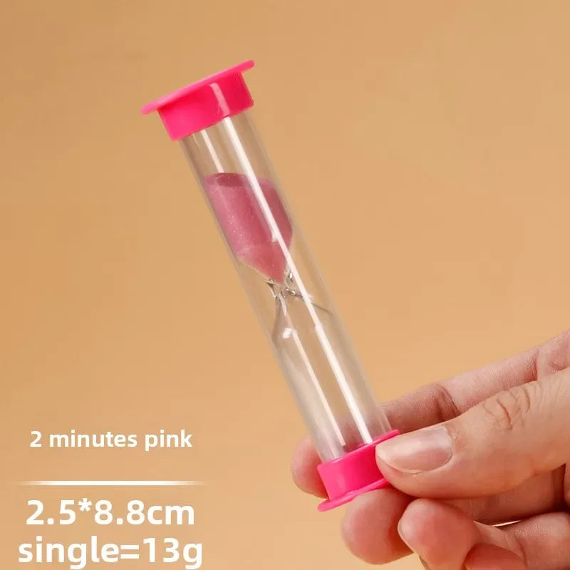 Bunte Mini Sanduhren Set mit verschiedenen Zeitintervallen zur Dekoration