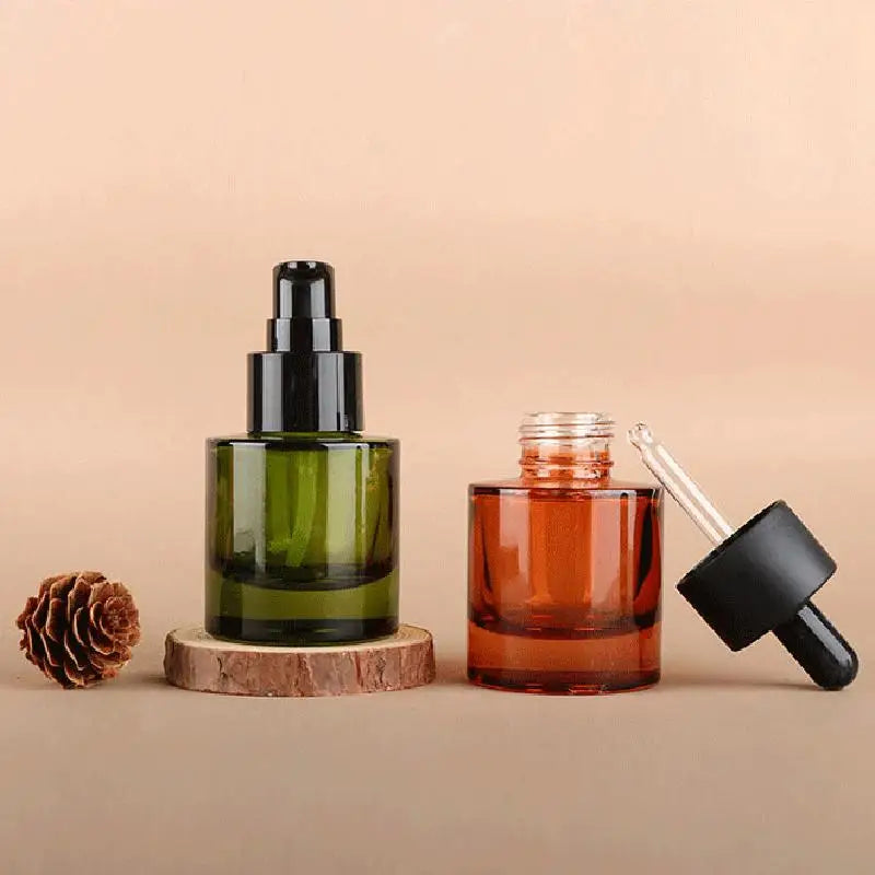 30 ml Glas Tropfflasche abgewinkelt für ätherische Öle und Seren-Yabubest - Home & More
