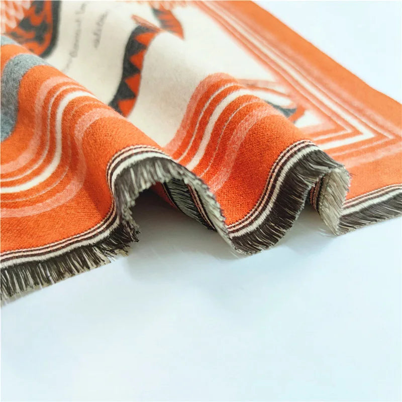 Luxuriöser Kaschmir-Gefühl Schal für Frauen im Herbst/Winter-Yabubest - Home & More