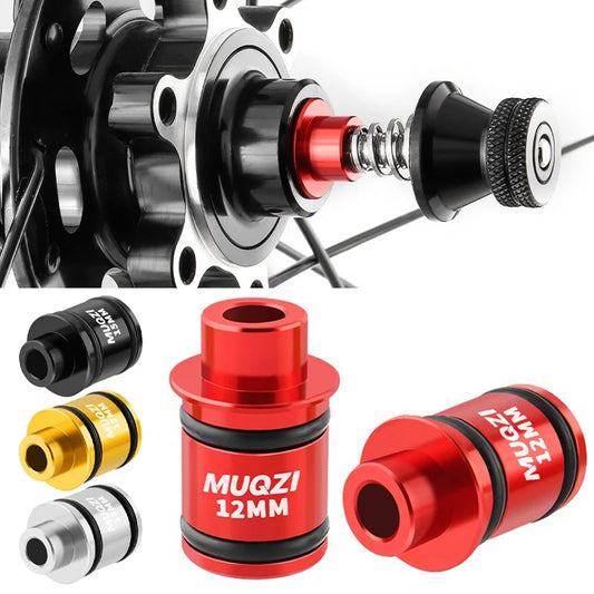 1 Paar Fahrrad Steckachse Quick Release Adapter 12Hub 15/12mm zu 9mm MTB-Yabubest - Home & More